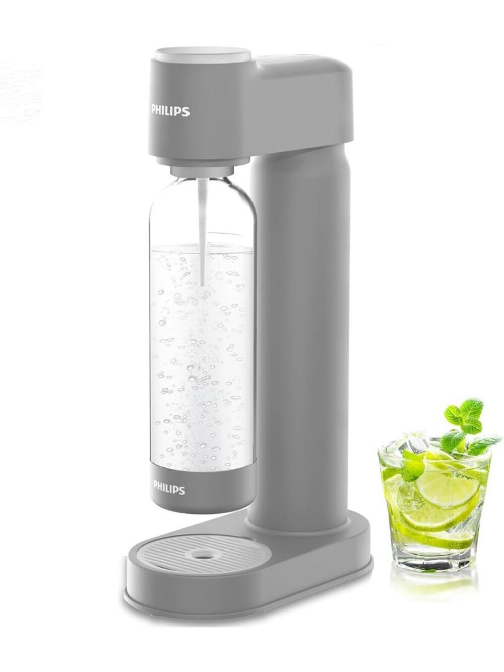 Sparkling Water Maker & Soda Machine - Home Beverage Carbonator, Easy to Use